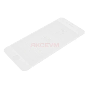Защитное стекло iPhone 6/6S (Premium 5D-9H 0,3 мм) белое