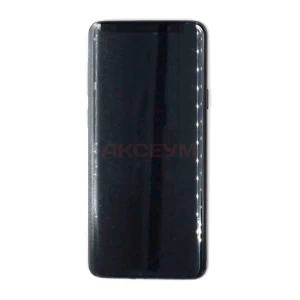 Дисплей с рамкой для Samsung G965F Galaxy S9+ (черный) - Оригинал