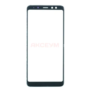 Стекло дисплея для Samsung Galaxy A8 2018 (A530F) черное