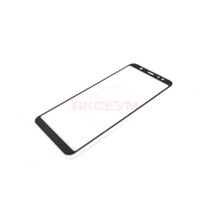Защитное стекло для Samsung Galaxy A6+ 2018/A605F (полное покрытие) черное