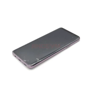 Дисплей с рамкой для Samsung G965F Galaxy S9+ (фиолетовый) - Оригинал