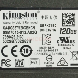 SSD накопитель 120GB Kingston A400 (SATA-III R/W-500/320 MB/s 2.5 TLC)