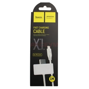 Кабель USB - Lightning Hoco Rapid X1 1 м (белый)