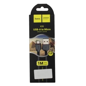 Кабель USB - microUSB Hoco X20 Flash (черный)