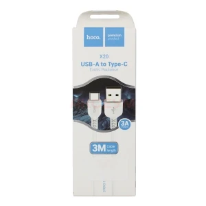 Кабель USB - Type-C Hoco X20 Flash 3 м