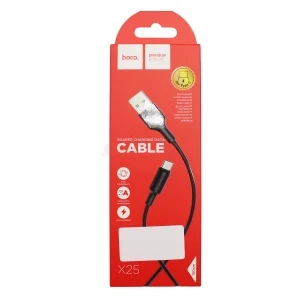 Кабель USB - Type-C Hoco X25 Soarer (черный)