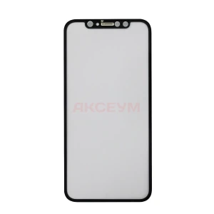 Стекло дисплея для iPhone X с OCA пленкой (черное)
