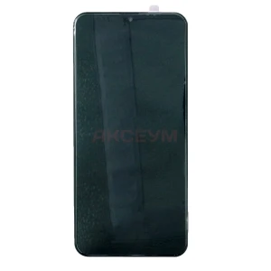 Дисплей с рамкой для Samsung Galaxy M20 (M205) черный - оригинал