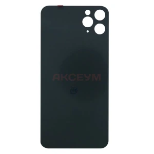 Задняя крышка для iPhone 11 Pro Max (стекло) серебро