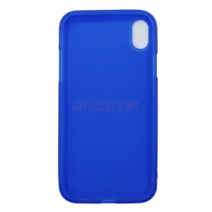 Чехол накладка для iPhone XR Activ Mate (синий)
