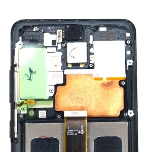 Дисплей с рамкой для Samsung Galaxy S20+/G985F с тачскрином (черный) - Оригинал