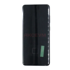 Дисплей с рамкой для Samsung Galaxy S20+/G985F (черный) - Оригинал