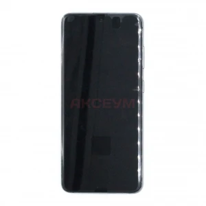 Дисплей с рамкой для Samsung Galaxy S20/G980F (черный) - Оригинал
