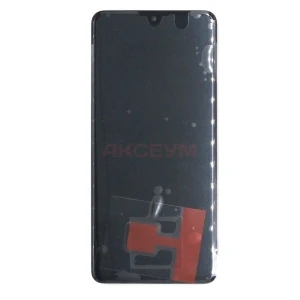 Дисплей с рамкой для Samsung Galaxy A41/A415F (черный) - Оригинал