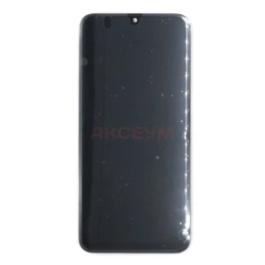Дисплей с рамкой для Samsung Galaxy M30s/M21 (M307F/M215F) черный - Оригинал