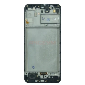 Дисплей с рамкой для Samsung Galaxy M31/M315F (черный) - Оригинал