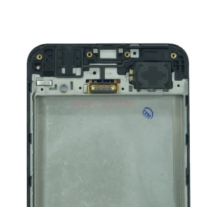 Дисплей с рамкой для Samsung Galaxy M31/M315F (черный) - Оригинал