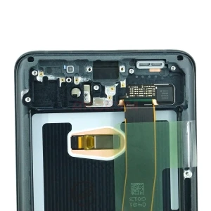 Дисплей с рамкой для Samsung Galaxy S20 Ultra/G988B (черный) - Оригинал