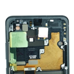 Дисплей с рамкой для Samsung Galaxy S20 Ultra/G988B (черный) - Оригинал