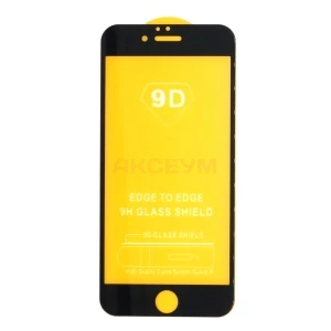 Защитное стекло для iPhone 6/6S (черное)
