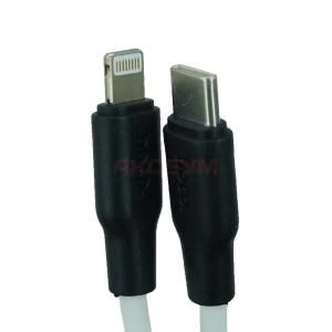 Кабель Type-C - Lightning Hoco X21 Plus (PD) белый