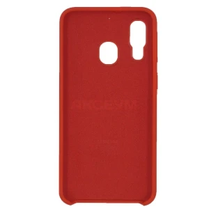Чехол накладка для Samsung Galaxy A40/A405 ORG Soft Touch (красный)