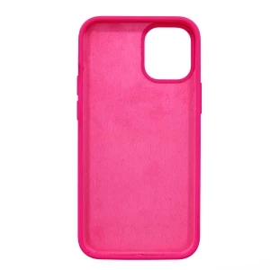 Чехол накладка для iPhone 12 mini ORG Soft Touch (темно-розовый)