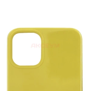 Чехол накладка для iPhone 12 mini ORG Soft Touch (желтый)