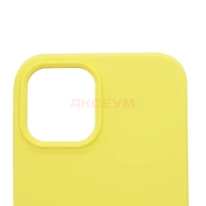 Чехол накладка для iPhone 12 Pro Max ORG Soft Touch (желтый)