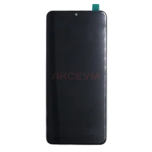 Дисплей с рамкой для Samsung Galaxy A31/A315F с тачскрином (черный) - AMOLED