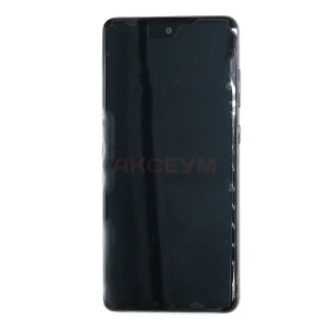 Дисплей с рамкой для Samsung Galaxy A72/A725F с тачскрином (черный) - Оригинал