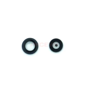Стекло камеры для iPhone 12/12 mini (комплект 2 шт) черное