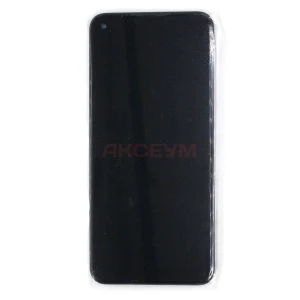 Дисплей с рамкой для Samsung Galaxy A11/A115F с тачскрином (черный) - Оригинал