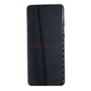Дисплей с рамкой для Samsung Galaxy S21+/G996B с тачскрином (черный) - Оригинал