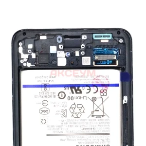 Дисплей с рамкой для Samsung Galaxy S21+/G996B с тачскрином (черный) - Оригинал