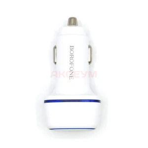 Автомобильное зарядное устройство USB/Type-C Borofone BZ14A (3A QC3.0 PD) белое
