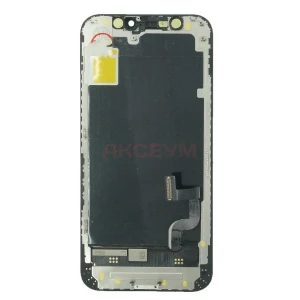 Дисплей для iPhone 12 mini с тачскрином (площадка под IC) черный - Hard OLED