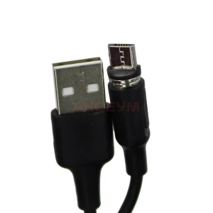 Кабель USB - MicroUSB Borofone BX41 (магнитный) черный