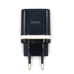 Сетевая зарядка Hoco C12Q (3A QС3.0) черная