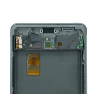 Дисплей с рамкой для Samsung Galaxy S20 FE/G780F с тачскрином (белый) - Оригинал