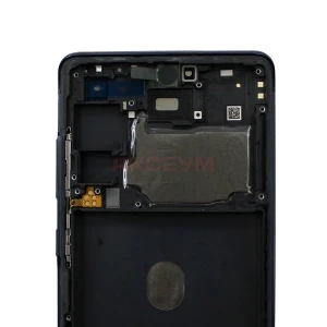 Дисплей с рамкой для Samsung Galaxy S20 FE/G780F с тачскрином (синий) - Оригинал