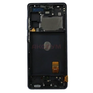 Дисплей с рамкой для Samsung Galaxy S20 FE/G780F с тачскрином (синий) - Оригинал