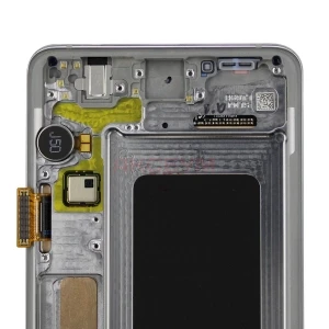 Дисплей с рамкой для Samsung Galaxy S10+/G975F с тачскрином (белый) - Оригинал
