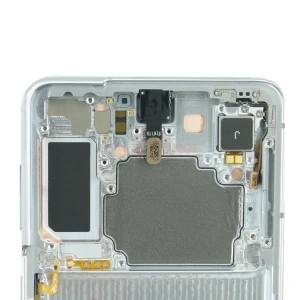 Дисплей с рамкой для Samsung Galaxy S21+/G996B с тачскрином (серебро) - Оригинал