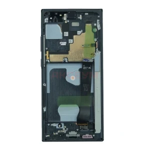 Дисплей с рамкой для Samsung Galaxy Note 20 Ultra/N985F с тачскрином (черный) - Оригинал