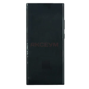 Дисплей с рамкой для Samsung Galaxy Note 20 Ultra/N985F с тачскрином (черный) - Оригинал