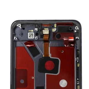 Дисплей с рамкой для Huawei P40 Pro с тачскрином (черный) - Оригинал
