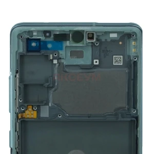 Дисплей с рамкой для Samsung Galaxy S20 FE/G780F (зеленый) - Оригинал