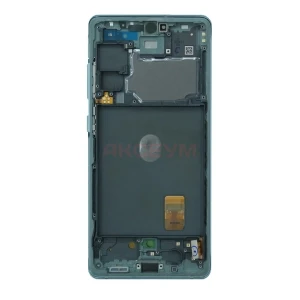 Дисплей с рамкой для Samsung Galaxy S20 FE/G780F (зеленый) - Оригинал