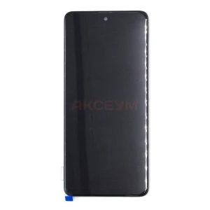 Дисплей с рамкой для Samsung Galaxy A51/A515F (черный) - AMOLED